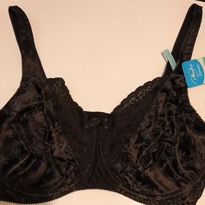 Playtex Black Floral Lace Bra